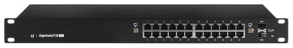 Ubiquiti ES-24-250W netværksswitch Administreret L2/L3 Gigabit Ethernet (10/100/1000) Power over Ethernet (PoE) 1U Sort