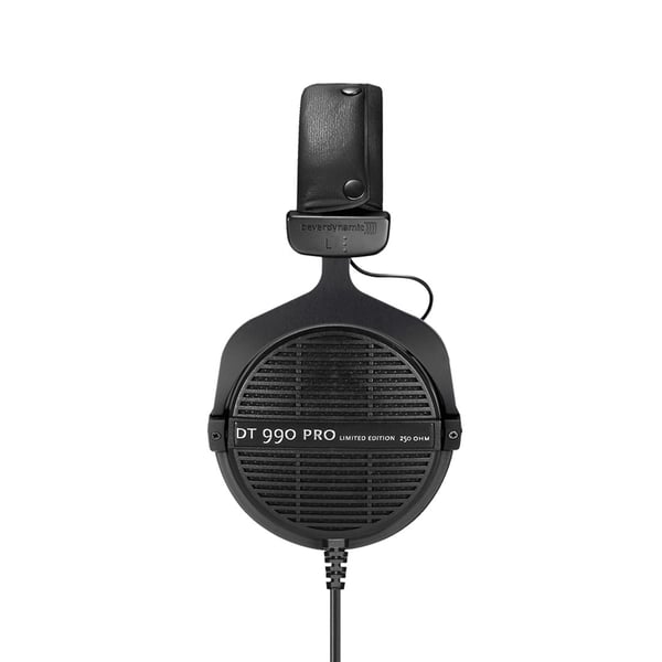 Beyerdynamic DT 990 PRO -kuulokkeet, langalliset sankakuulokkeet, musiikki, musta