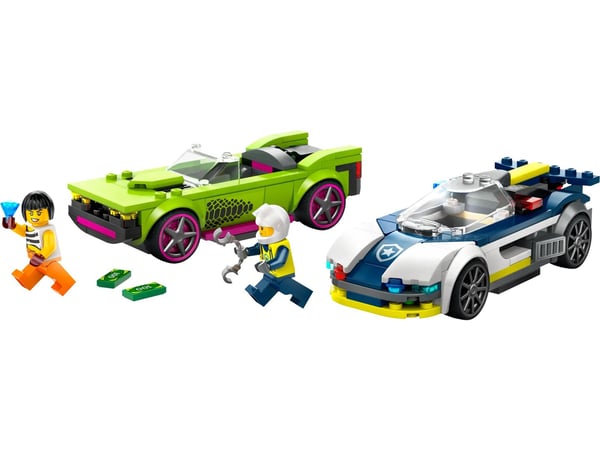 LEGO CITY 60415 POLITI BIL OG MUSCLE CAR JAGTEN
