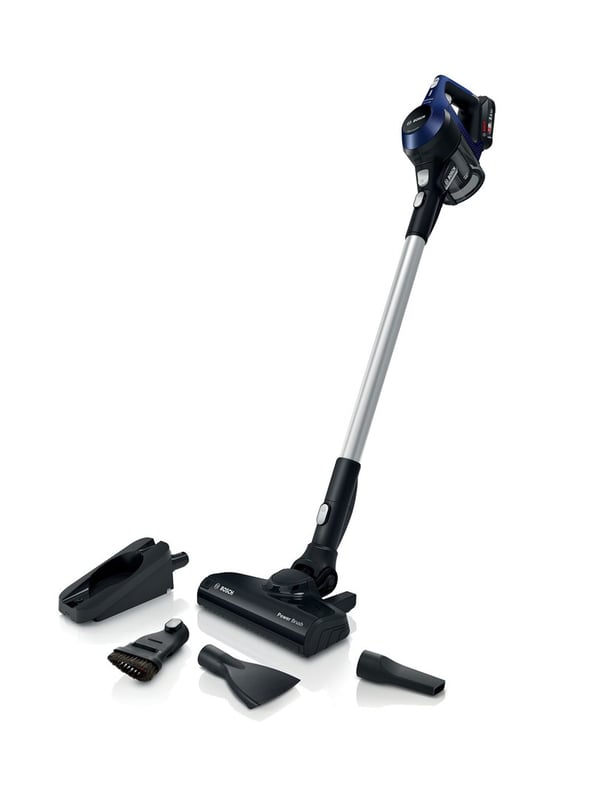 Bosch Serie 6 BBS611MAT varsi-imuri/sähköharja Akku Kuiva Pölypussiton 0,3 L Sininen 2,5 Ah