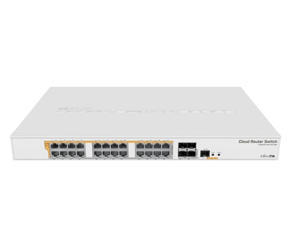 MikroTik CRS328-24P-4S+RM 28P PoE (PoE+ 24) 10G administreret gigabit-switch