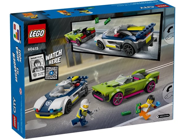 LEGO CITY 60415 POLITI BIL OG MUSCLE CAR JAGTEN