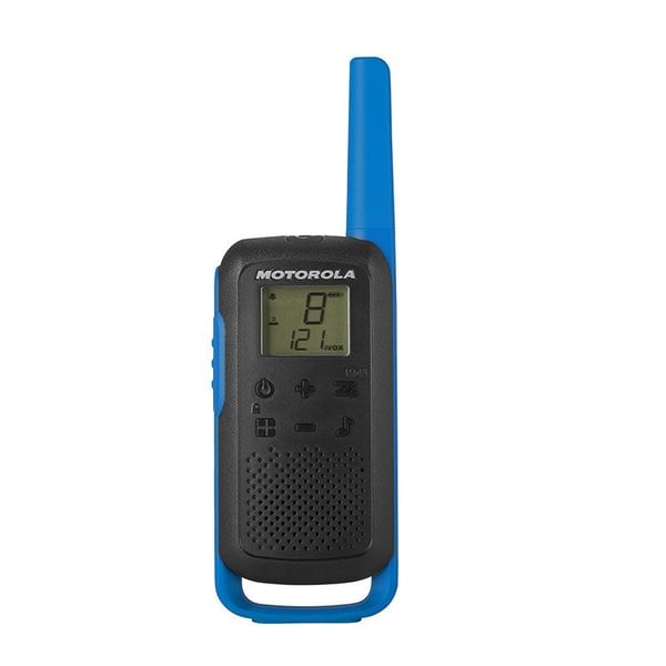 Motorola TALKABOUT T62 tovejsradio 16 kanaler 12500 MHz Sort. Blå