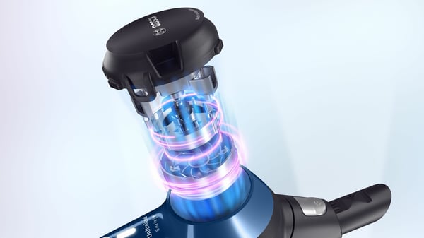 Bosch Serie 6 BBS611MAT varsi-imuri/sähköharja Akku Kuiva Pölypussiton 0,3 L Sininen 2,5 Ah