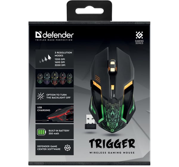 DEFENDER GM-934 TRIGGER OPTINEN RF-HIIRI 52934