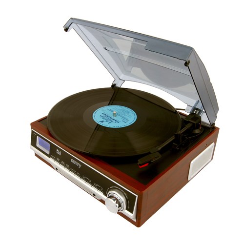 Camry Premium CR1113 hihnakäyttöinen levysoitin, musta, kromi, puu, puoliautomaattinen