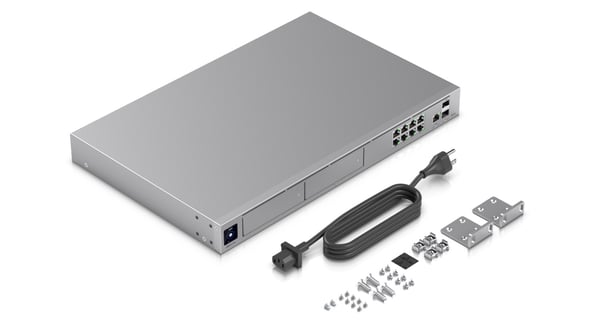 Ubiquiti UniFi Dream Machine Pro Max -hallittu 2.5G Ethernet (100/1000/2500) 1U harmaa
