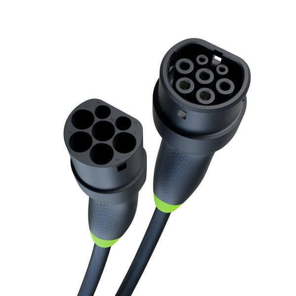 Green Cell EVKABGC03 laddningskabel för elfordon Svart Typ 2 3,5 m