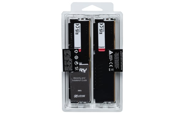 Kingston Technology FURY Beast 32GB DDR5 6000MT/s CL30 DIMM -muistimoduuli (2 kpl) musta
