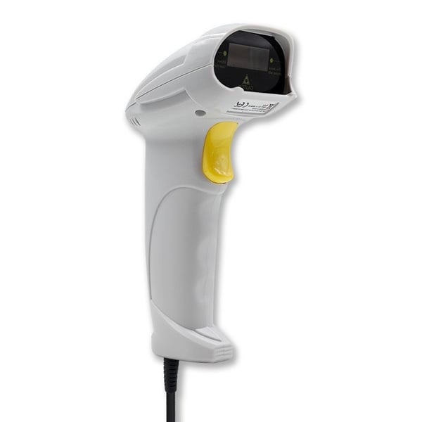 Qoltec 50877 Laserskanneri 1D | USB | Valkoinen