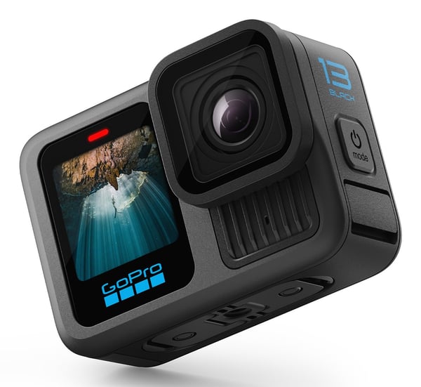 GoPro HERO13 BLACK action-urheilukamera 27.6 MP 5.3K Ultra HD CMOS 25.4 / 1.9 mm (1 / 1.9") Wi-Fi 121 g