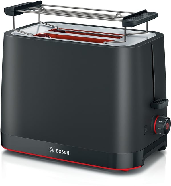 Bosch TAT3M123 brödrost 2 skivor 950 W Svart