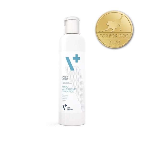 VET EXPERT Hypoallergenisk Shampoo - shampoo til hunde og katte - 250 ml