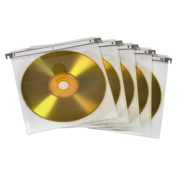 Hama CD/DVD-omslag, 50 stk., hvid Hama CD/DVD-omslag, 50 stk., hvid