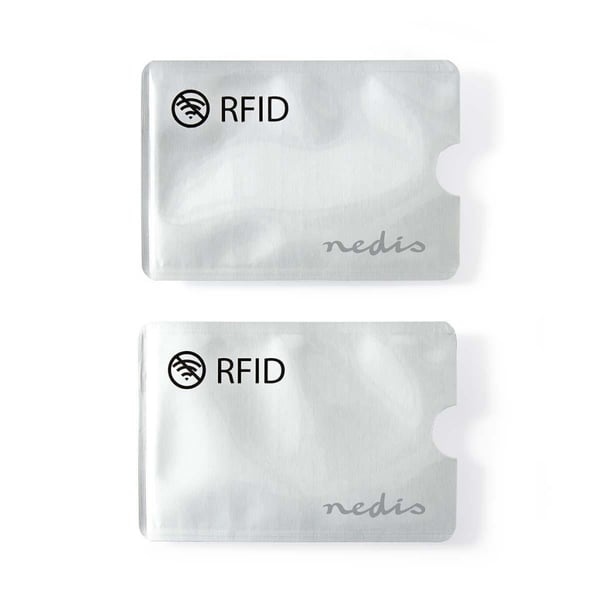 Nedis PRIVRF10AL RFID-kortbeskytter, 2-pak