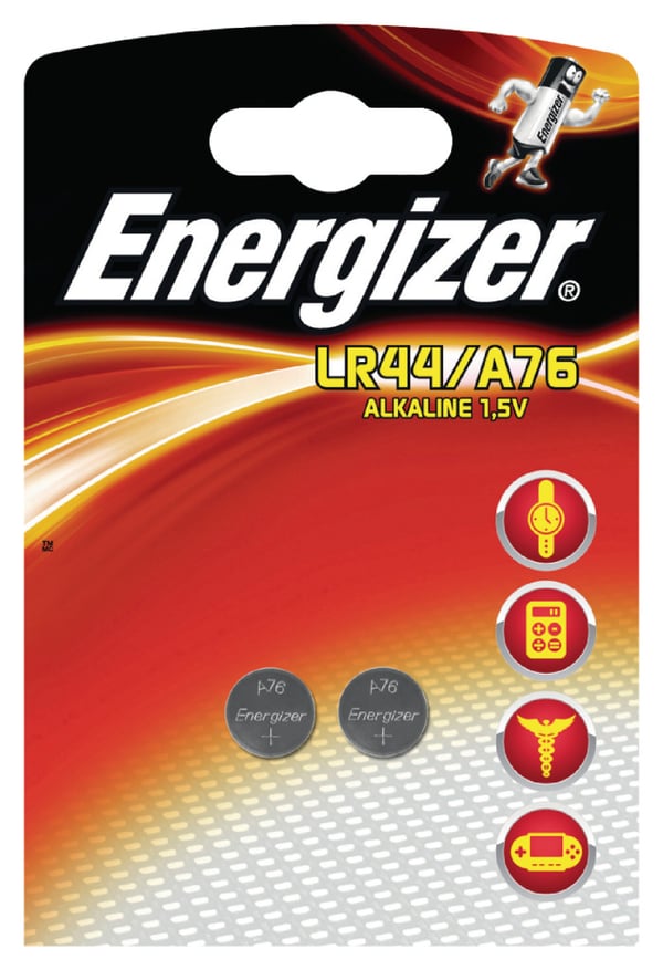 Energizer EN-623055 Alkalisk Batteri Lr44 1,5 V 2-blister