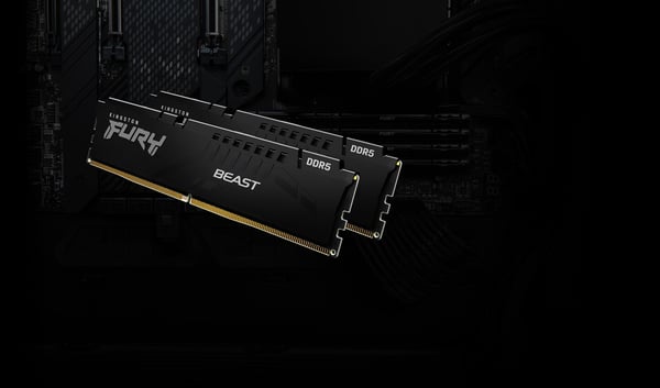 Kingston Technology FURY Beast 16GB 5600MT/s DDR5 CL40 DIMM Svart
