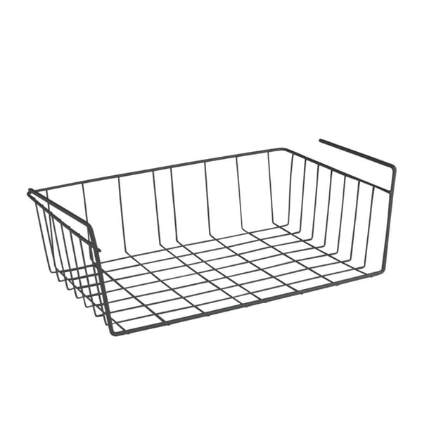 Metaltex hængekurv 40x26x14 cm sort/metal
