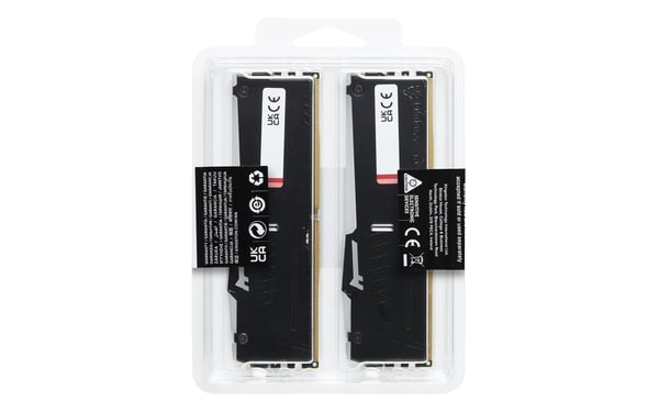 Kingston Technology FURY Beast 32GB 5600MT/s DDR5 CL40 DIMM (sæt med 2) RGB