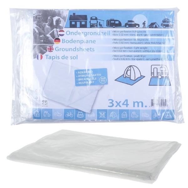 Foliebund 3x4 m transparent Foliebund 3x4 m transparent