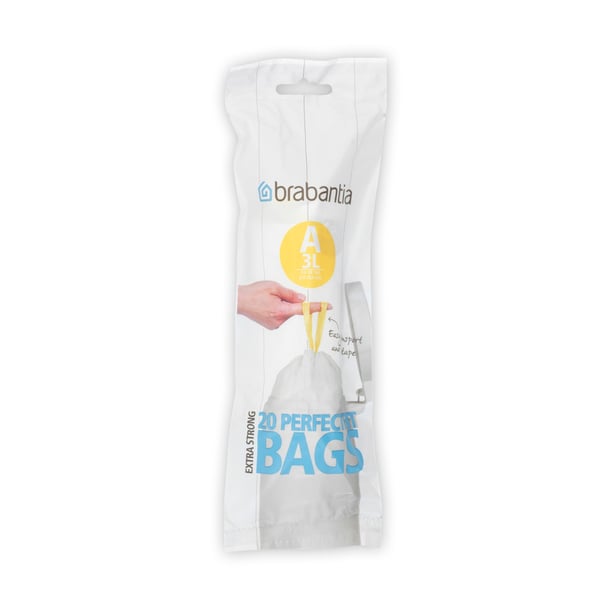Brabantia PerfectFit affaldsposer A 3L 20 stk.