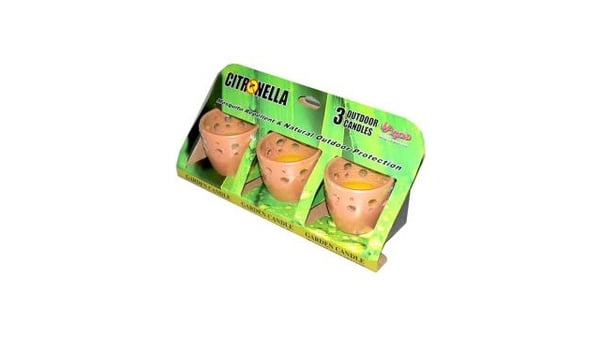 Citronella-terrakottaruukkujen setti, 3 kpl
