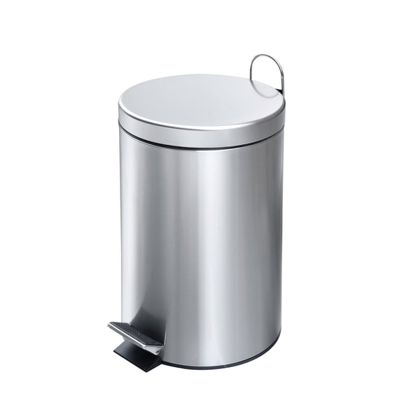 Pedalbin Dutch House 12L rostfritt stål
