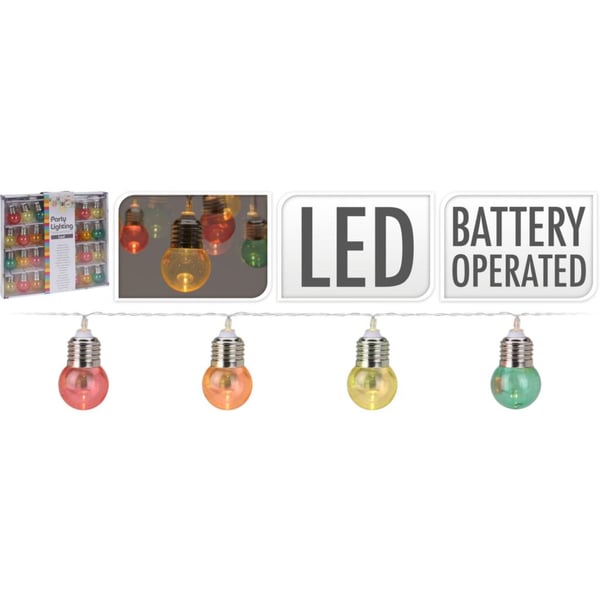 LED-valosarja 30 valolla, monivärinen