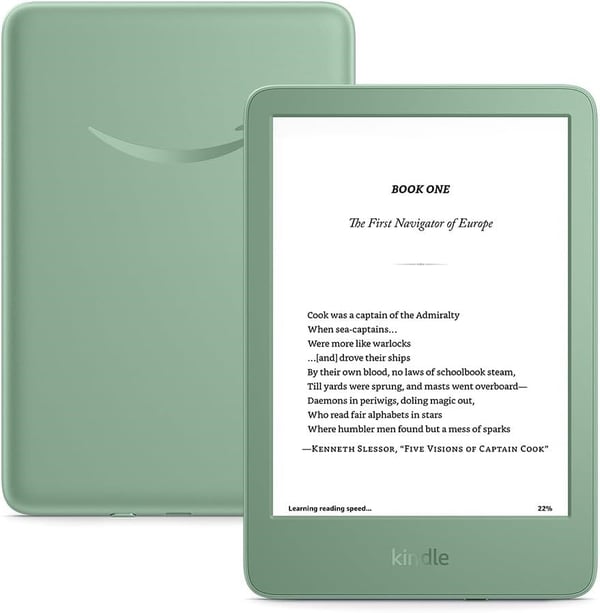 Amazon Kindle 6″ 11:e generationens B0CNVCQZG1 e-bokläsare 16 GB Wi-Fi Matcha