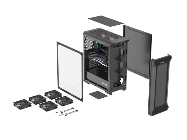 GENESIS Irid 505F Midi Tower Svart