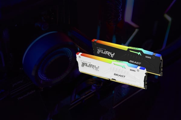 Kingston Technology FURY Beast 32GB 5600MT/s DDR5 CL40 DIMM (sæt med 2) RGB