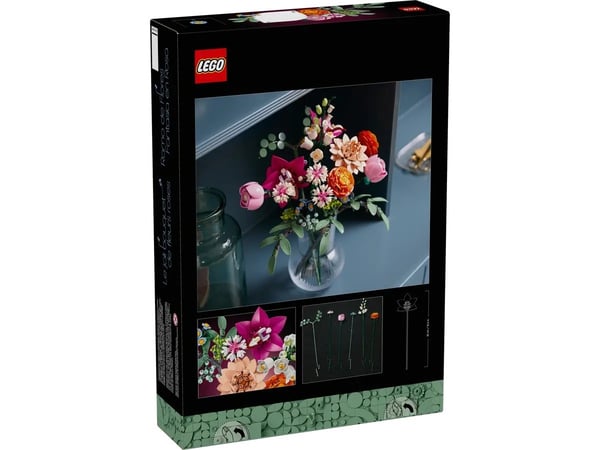 LEGO BOTANICALS 10342 Kaunis vaaleanpunaisten kukkien kimppu