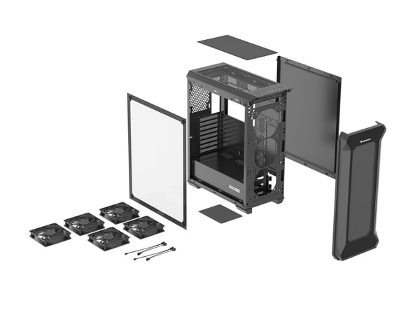 GENESIS Irid 505F Midi Tower Svart
