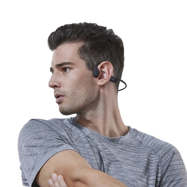 SHOKZ OpenRun Headset Trådløst Halsbånd Sport Bluetooth Sort