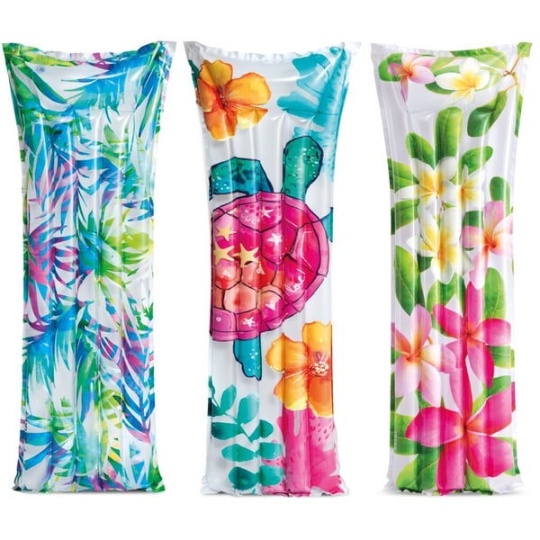 Intex 59720NP Vådseng Collection Blomster Luftmadras 183x69 cm