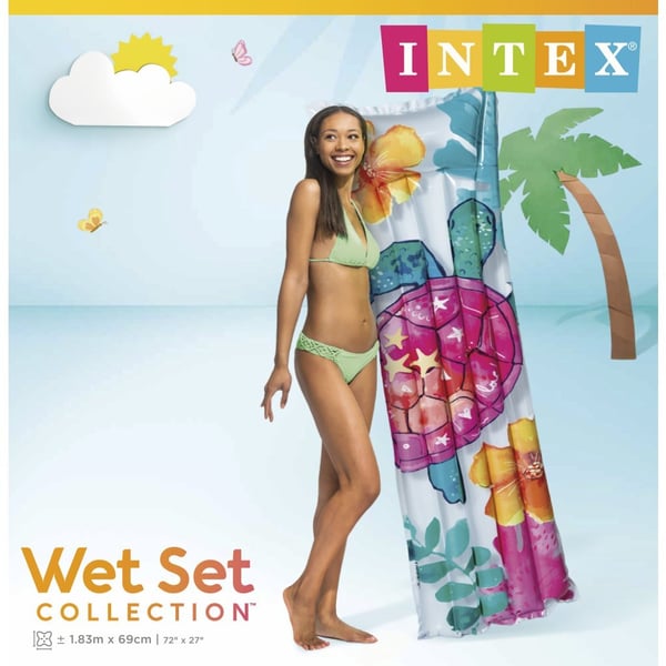 Intex 59720NP Vådseng Collection Blomster Luftmadras 183x69 cm