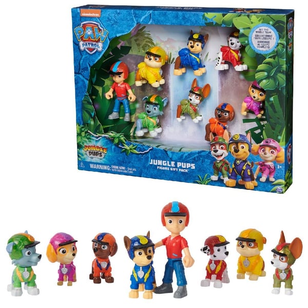 Paw Patrol Jungle Pups Figurer 8 dele