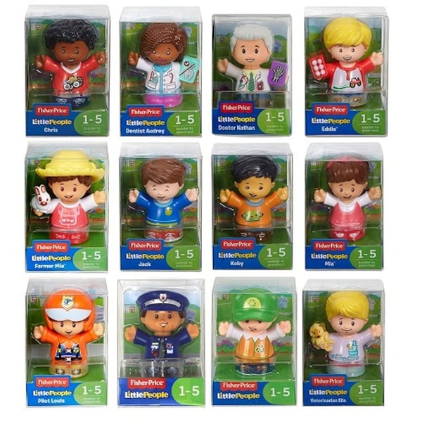 Fisher Price Little People figur forskellige versioner