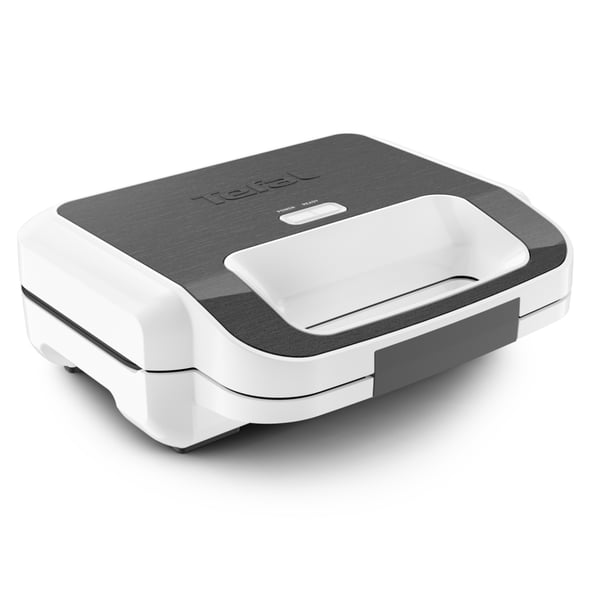 Tefal SW7011 Snack XL Sandwichmaskine Sølv/Hvid