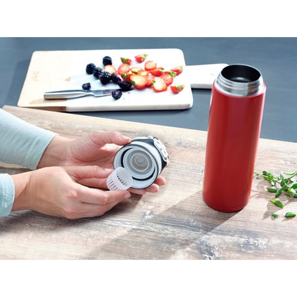 Leifheit 3273 Flip-eristetty muki 600 ml punainen