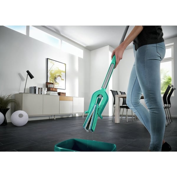 Leifheit 57029 Picobello Micro Duo gulvmoppe med teleskopskaft 33 cm