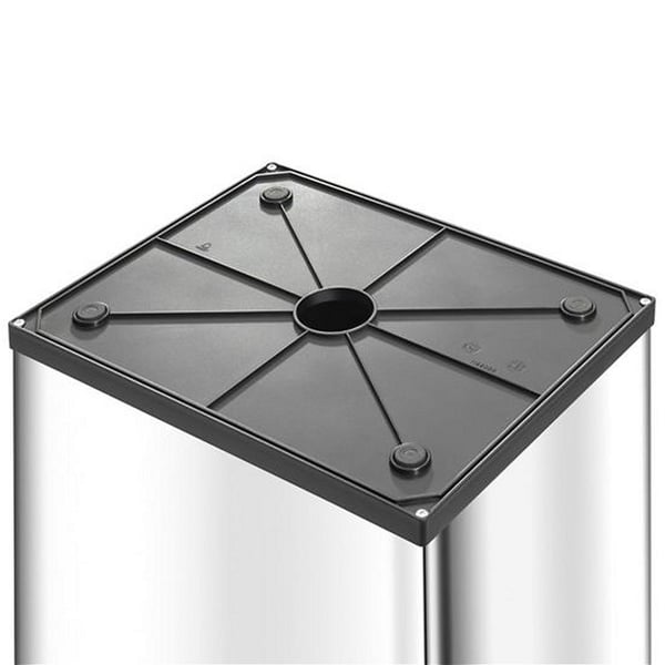 Hailo 0840-111 Big-Box Swing L affaldsbeholder 35L rustfrit stål/sort