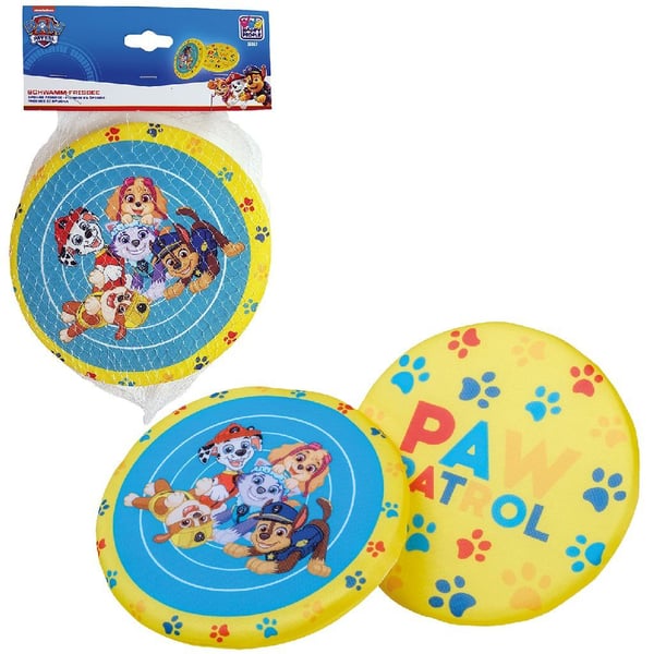 Paw Patrol Svampefrisbee 19 cm Gul/Blå