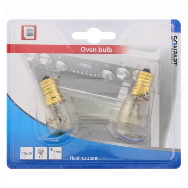 Scanpart uuninlamppu E14 15w 300gr putki A2