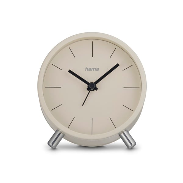 Hama DCF Vækkeur Flores Tikker Ikke Grå/Beige