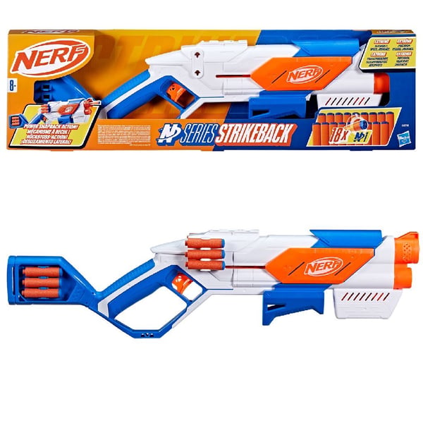 Nerf N-serien Strikeback Blaster + 18 pile