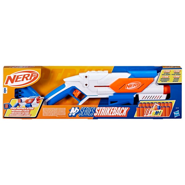 Nerf N-serien Strikeback Blaster + 18 pilar