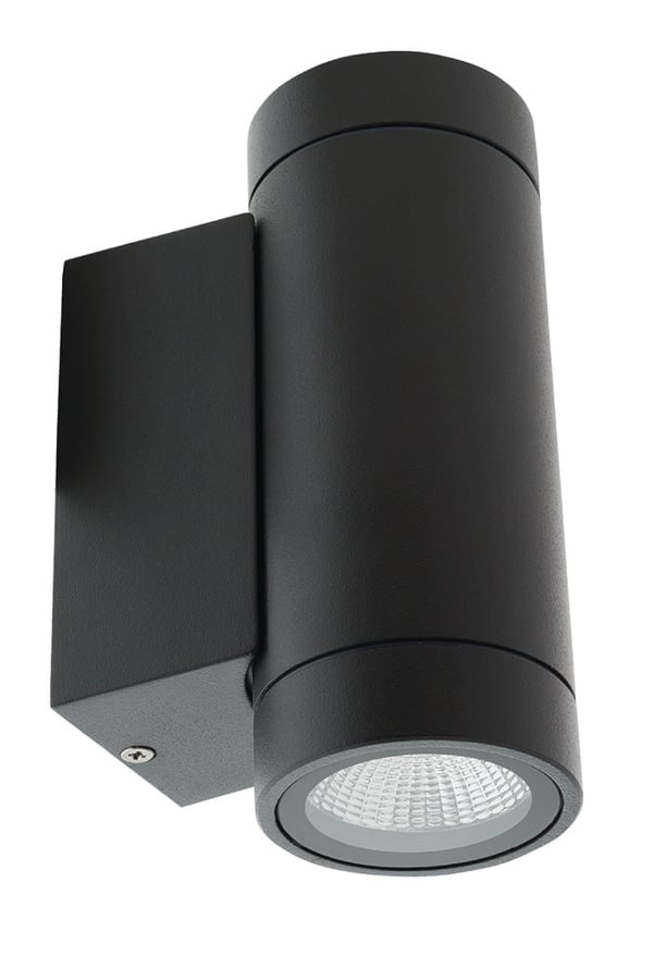 HQ HQLEDWLOUT01 LED-ulkoseinävalaisin 6 W 190 Lm musta