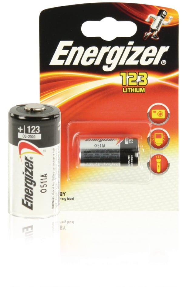 Energizer En123p1 El123 litium-fotobatteri 1 blisterpakning