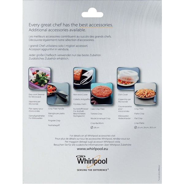 Whirlpool Crispeed -kakkuvuoka 19 cm